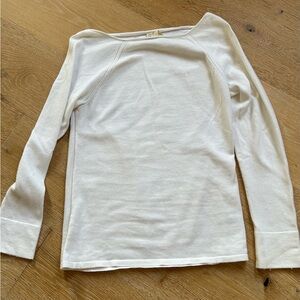 Cotton boatneck light sweater